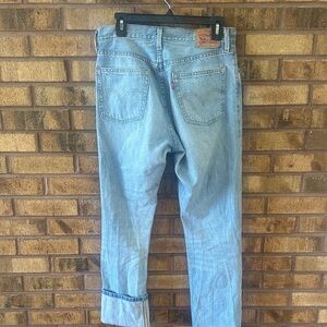 Levi 501 Light Blue Boyfriend Jeans